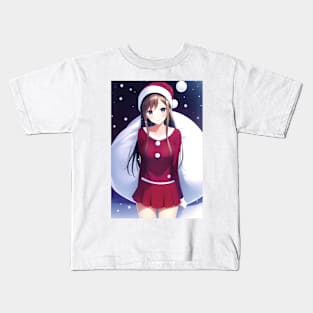 Santa Girl Kids T-Shirt